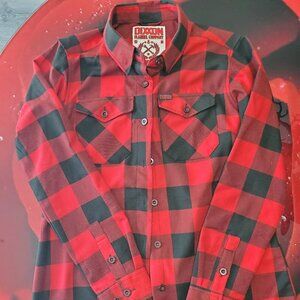 WOMENS Dixxon Flannel. REDRUM.